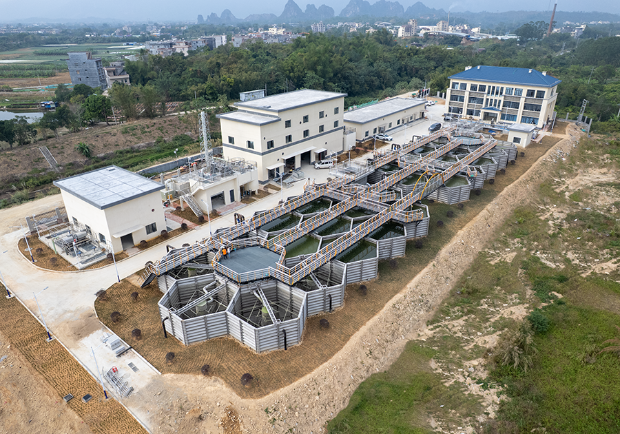 阳春示范：低碳低废型柔性蜂巢装配式污水处理厂